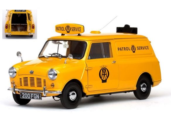 SunStar SS5318 AUSTIN MINI AA PATROL SERVICE VAN 1963 1:12 Modellino