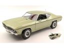 Auto World AMM1054 CHEVY CHEVELLE COPO 427 1969 LIGHT METALLIC GREEN 1:18 Modellino
