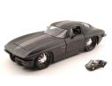 Jada JADA96808BKM CHEVY CORVETTE STINGRAY 1963 MATT BLACK 1:24 Modellino