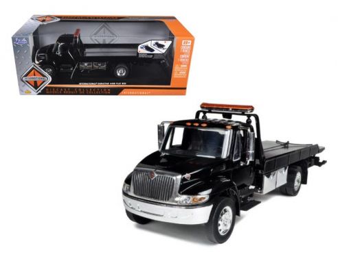 Jada JADA92351BK INTERNATIONAL FLAT BED TOW TRUCK BLACK 1:24 Modellino