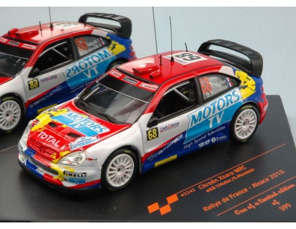 Vitesse VE43243 CITROEN XSARA WRC N.68 42th RALLY D.FRANCE 2010 Y.MULLER-G.MONDESIR 1:43 Modellino