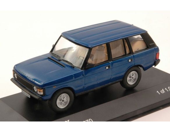 White Box WB177 LAND ROVER RANGE ROVER 1970 BLUE 1:43 Modellino