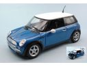 Motormax MTM73114BL MINI COOPER 2001 BLUE/WHITE 1:18 Modellino