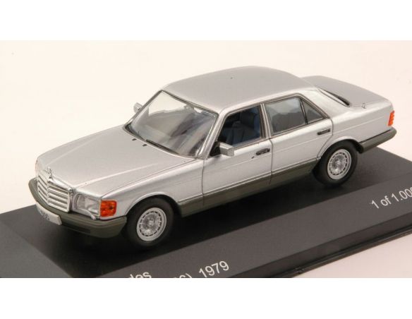 White Box WB179 MERCEDES 500 SE /W126) 1979 SILVER 1:43 Modellino