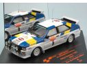 Vitesse VE42065 AUDI QUATTRO N.9 WINNER SANREMO 1982 S.BLOMQVIST-B.CEDERBERG 1:43 Modellino