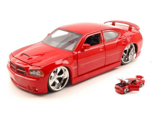 Jada JADA90796R DODGE CHARGER SRT8 2006 RED 1:24 Modellino