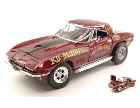Auto World AMM1050 CORVETTE 1967 BALDWIN MOTION 1:18 Modellino