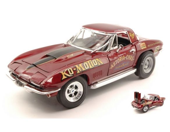 Auto World AMM1050 CORVETTE 1967 BALDWIN MOTION 1:18 Modellino