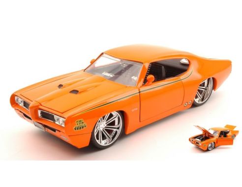 Jada JADA90060OR PONTIAC GTO JUDGE 1969 ORANGE 1:24 Modellino