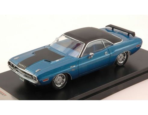 Protar PRXD406 DODGE CHALLENGER R/T 1970 METALLIC BLUE/MATT BLACK 1:43 Modellino