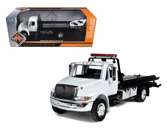 Jada JADA92351W INTERNATIONAL FLAT BED TOW TRUCK WHITE 1:24 Modellino