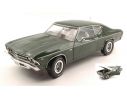 Auto World AMM1064 CHEVY CHEVELLE SS 396 1969 GREEN 1:18 Modellino