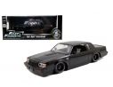Jada JADA97178 BUICK GRAND NATIONAL FAST & FURIOUS 7 MATT BLACK 1:18 Modellino