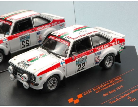 Vitesse VE42378 FORD ESCORT RS1800 N.22 EXCL.RAC RALLY 1976 P.ARIKKALA-M.GREASLEY 1:43 Modellino