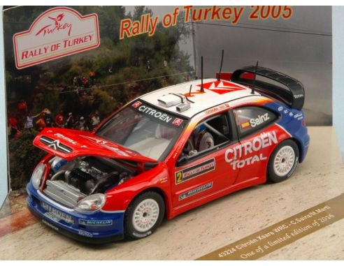 Vitesse VE43224 CITROEN XSARA WRC N.2 4th RALLY OF TURKEY 2005 C.SAINZ-M.MARTI' 1:43 Modellino
