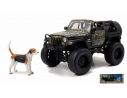 JADA TOYS JADA97143 REALTREE JEEP WRANGLER 2007 W/DOG CAMOUFLAGE DESIGN 1:24 Modellino