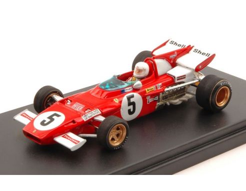 Looksmart LSRC02 FERRARI 312 B2 C.REGAZZONI 1971 N.5 WINNER RACE OF THE CHAMPIONS 1:43 Modellino
