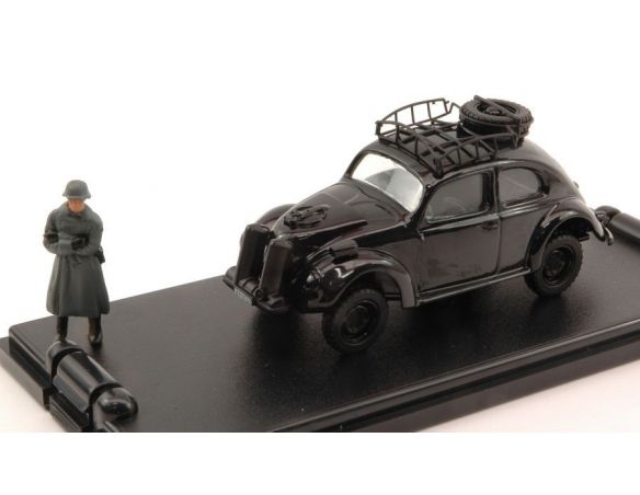 Mondo Motors MMVA016 VW TYP 82E BEETLE BLACK + FIGURE 1:43 Modellino