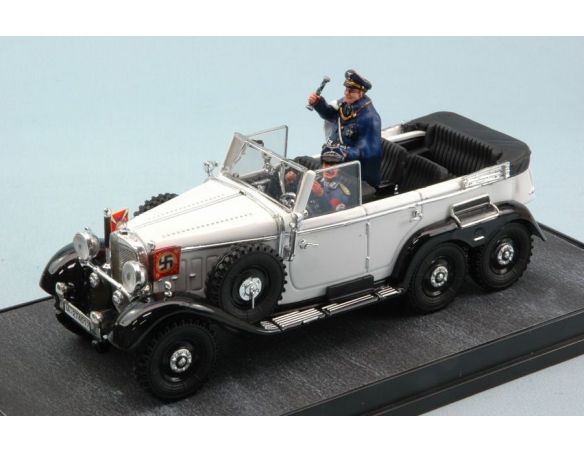 Mondo Motors MMSIGN43706 MERCEDES G4 OPEN WHITE + GOERING + AUTISTA 1:43 Modellino