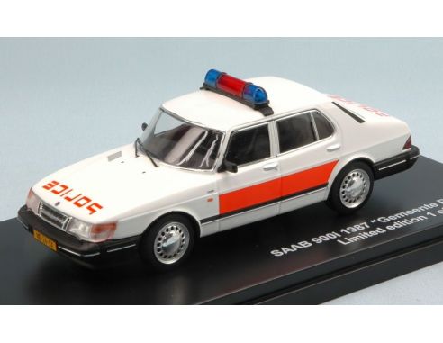 Triple 9 T9-43070 SAAB 900i 1987 GEMEENTE POLITIE 1:43 Modellino