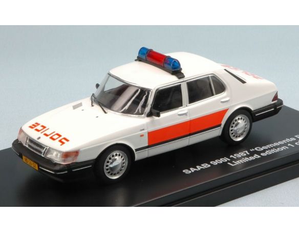 Triple 9 T9-43070 SAAB 900i 1987 GEMEENTE POLITIE 1:43 Modellino