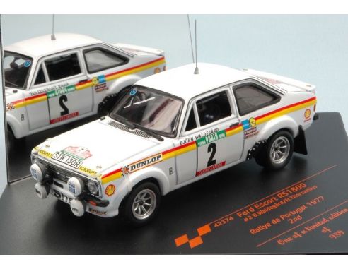 Vitesse VE42374 FORD ESCORT RS1800 N.2 PORTUGAL 1977 WALDEGARD-THORSZELIUS 1:43 Modellino
