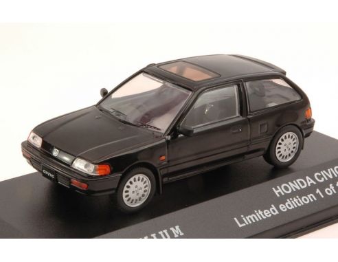 Triple 9 T9P-10004 HONDA CIVIC 1987 BLACK 1:43 Modellino