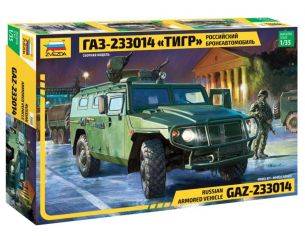 Zvezda Z3668 RUSSIAN ARMORED VEHICLE GAZ TIGER KIT 1:35 Modellino