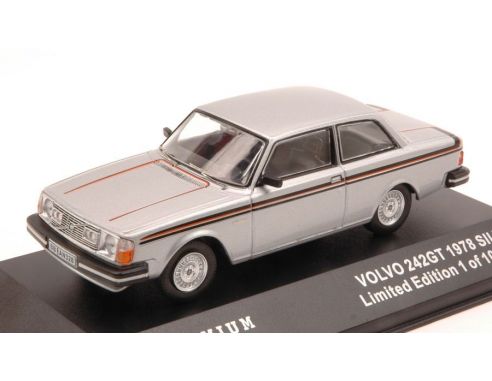 Triple 9 T9P-10012 VOLVO 242 GT 1978 SILVER 1:43 Modellino