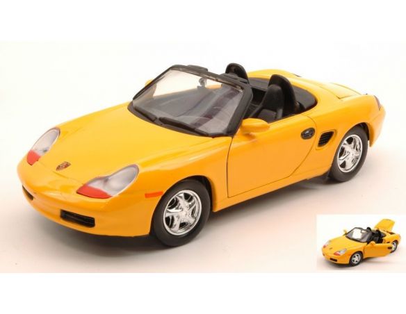 Motormax MTM73226Y PORSCHE BOXSTER 1996 YELLOW 1:24 Modellino