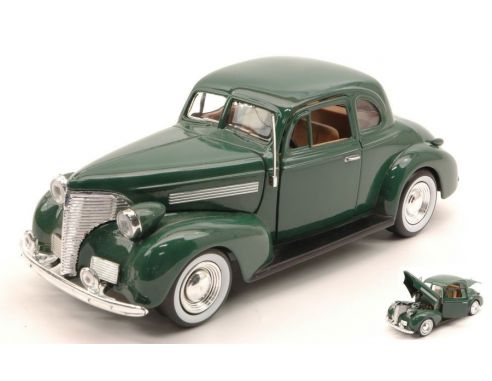 Motormax MTM73247GR CHEVROLET COUPE' 1939 GREEN 1:24 Modellino