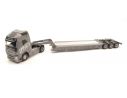Universal Hobbies UH9004 VOLVO FH16 GLOBETROTTER XL GREY + LOWBODY TRAILER 1:50 Modellino