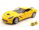 Maisto MI31182Y CORVETTE STINGRAY 2014 YELLOW 1:18 Modellino