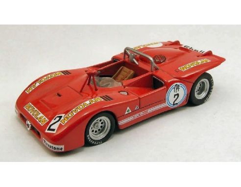 M4 M47111 ALFA ROMEO 33.3 TT N.2 ARGENT.'72 1:43 Modellino