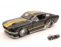 Maisto MI31094 FORD MUSTANG GT 1967 BLACK W/GOLD STRIPES 1:24 Modellino