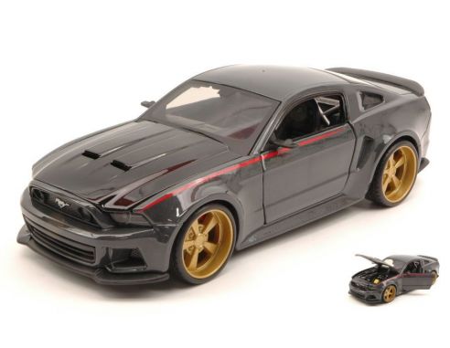 Maisto MI32502 FORD MUSTANG STREET RACER 2014 GUN METAL 1:24 Modellino