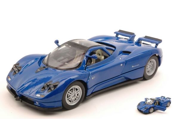 Motormax MTM73272BL PAGANI ZONDA C12 1999 BLUE 1:24 Modellino