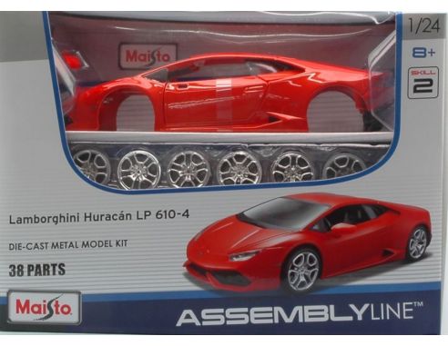 Maisto MI39509 LAMBORGHINI HURACAN LP 610-4 ORANGE KIT 1:24 Modellino