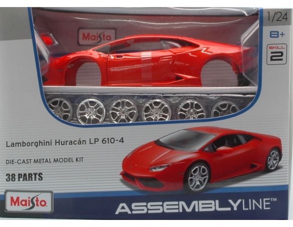 Maisto MI39509 LAMBORGHINI HURACAN LP 610-4 ORANGE KIT 1:24 Modellino