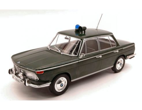 MODELCARGROUP MCG18042 BMW 2000 Ti (E120) 1966 POLICE DARK GREEN 1:18 Modellino