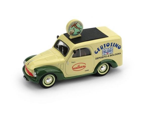 Brumm BM0554B FIAT 500B FURGONE 1950 CERTOSINO GALBANI 1:43 Modellino