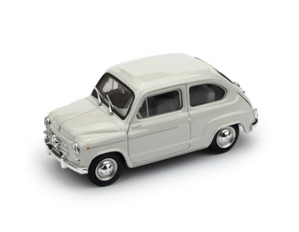 Brumm BM0316-13 FIAT 600D BERLINA 1960 GRIGIO ALBA 1:43 Modellino
