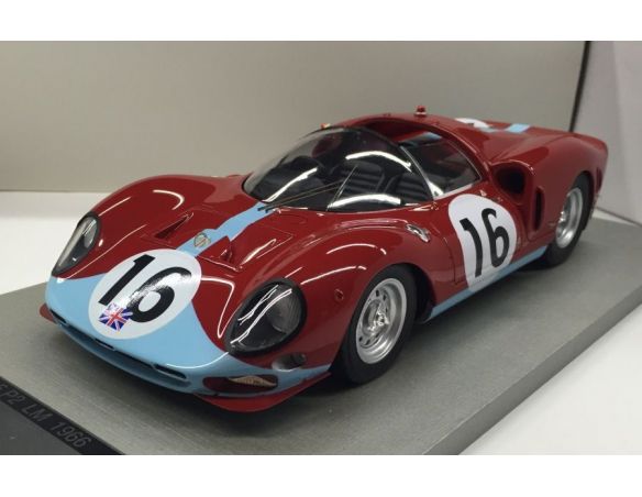 Tecnomodel TMD1820C FERRARI 365 P2 N.16 DNF LM 1966 MARAN. CONC.ATTWOOD-PIPER LIM.150 1:18 Modellino