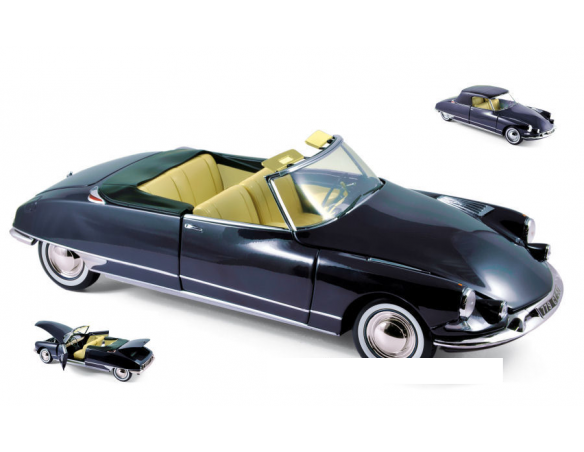 Norev NV181564 CITROEN DS 19 CABRIOLET 1961 (CHAPRON) ROYAL BLUE 1:18 Modellino