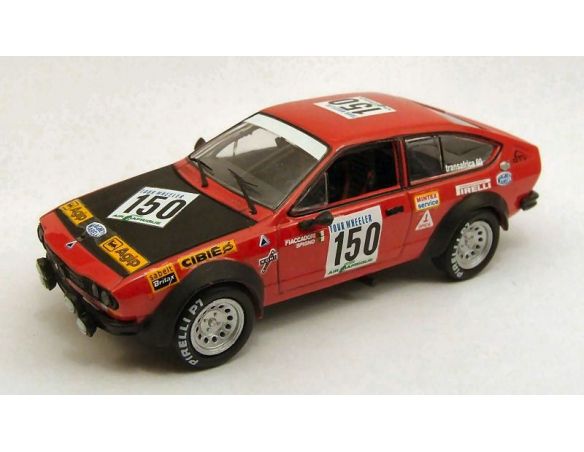 M4 M47121 A.ROMEO 2000 GTV N.150 T.AF.'80 1:43 Modellino
