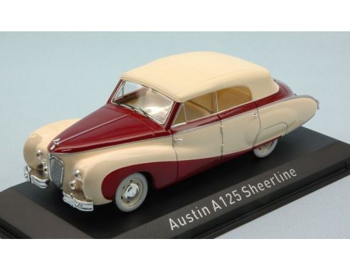 Norev NV070013 AUSTIN A125 SHEERLINE 1947 BEIGE & DARK RED 1:43 Modellino