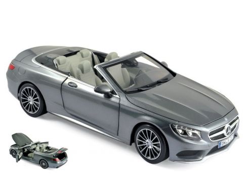 Norev NV183484 MERCEDES S-CLASS CONVERTIBLE 2015 GREY METALLIC 1:18 Modellino