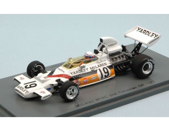Spark Model S4295 MC LAREN M19C P.REVSON 1971 N.19 2nd CANADIAN GP 1:43 Modellino