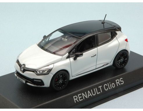 Norev NV517596 RENAULT CLIO RS 2014 WHITE WITH BLACK ROOF 1:43 Modellino