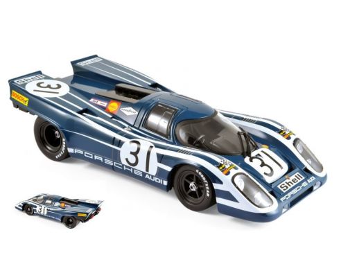 Norev NV187583 PORSCHE 917K N.31 6th WATKINS GLEN 1970 ELFORD-HULME 1:18 Modellino
